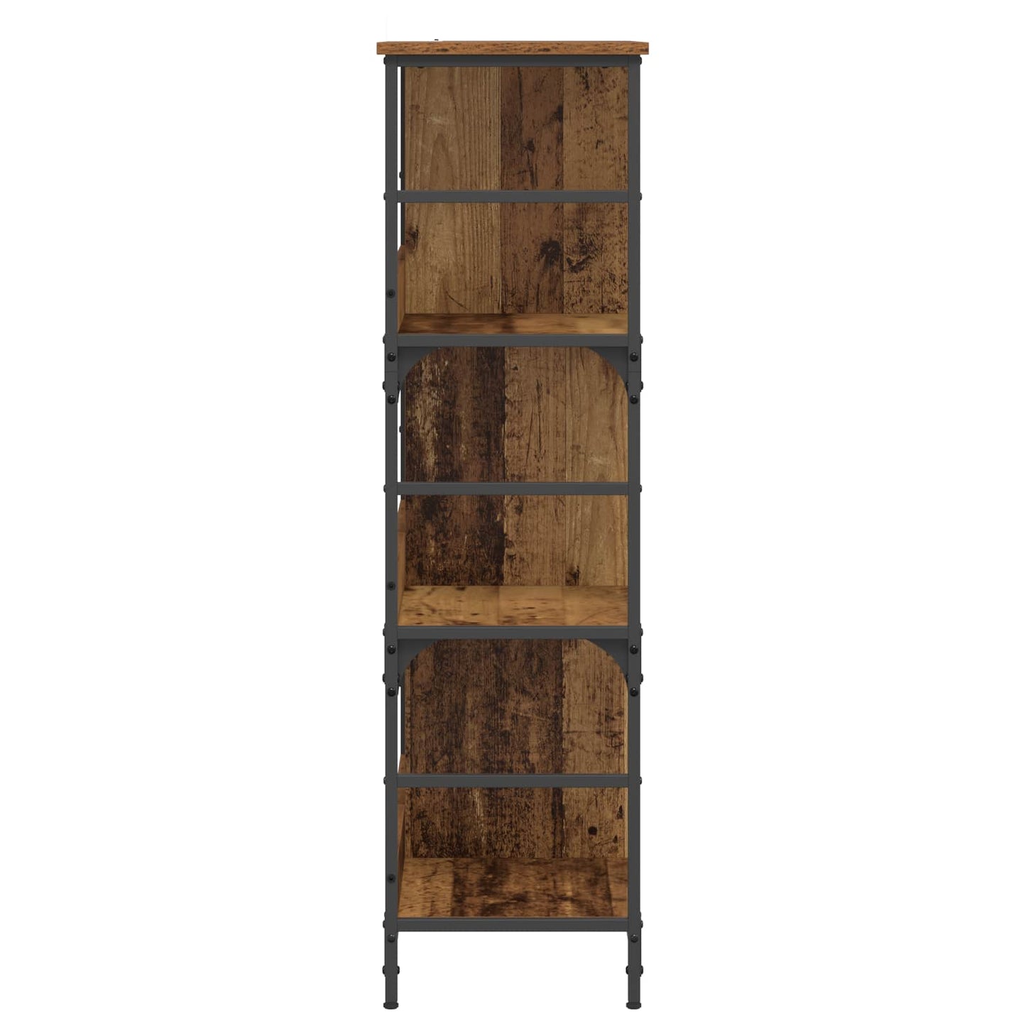 vidaXL Ράφι Βιβλίων 4 επιπέδων 78,5 x 33 x 117,5 εκ. μέταλλο PB