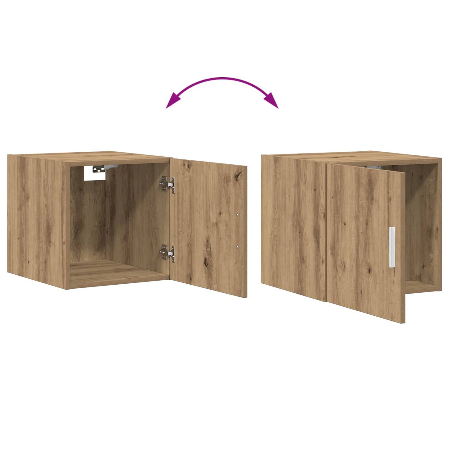 vidaXL Ντουλάπα Τοίχου Artisan Δρυς 45 x 42,5 x 40 εκ
