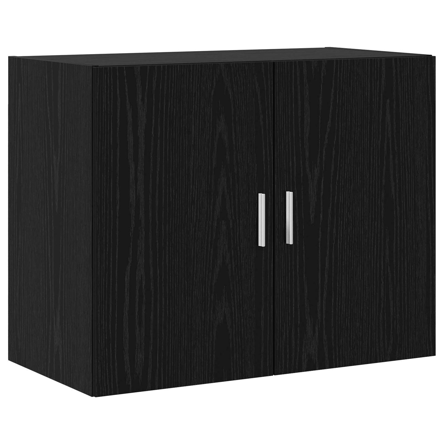 vidaXL Ντουλάπα Τοίχου Μαύρη Δρυς 80 x 42,5 x 64 εκ Επεξεργασμένο Ξύλο