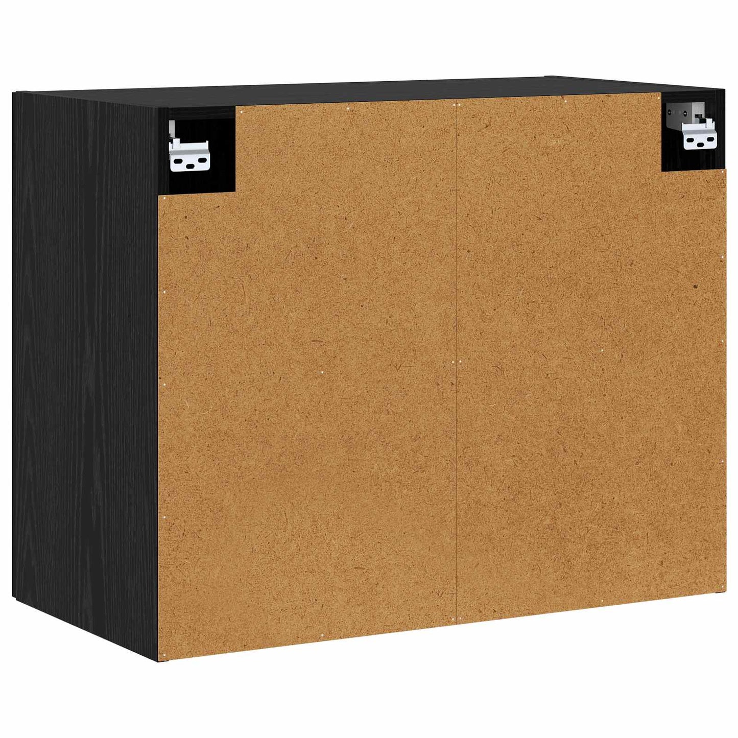 vidaXL Ντουλάπα Τοίχου Μαύρη Δρυς 80 x 42,5 x 64 εκ Επεξεργασμένο Ξύλο