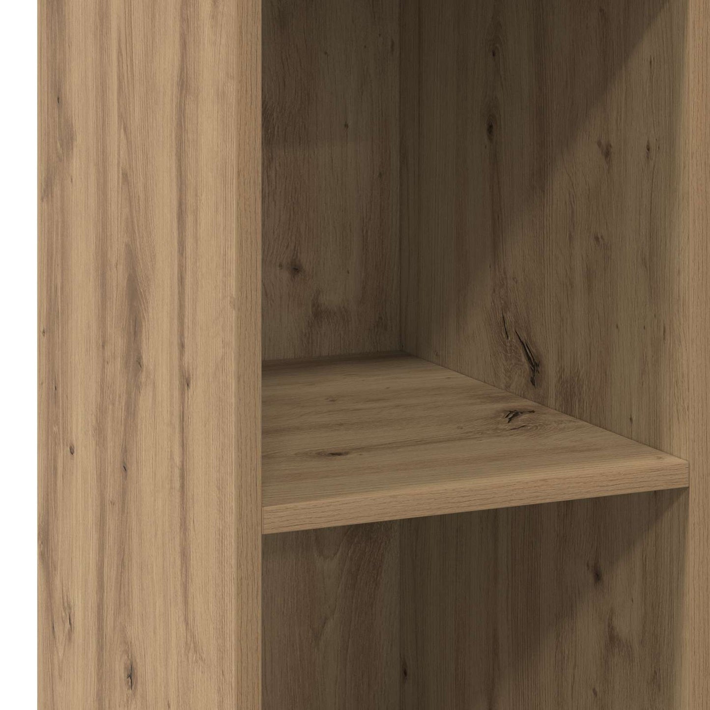 vidaXL Πλαϊνό γραφείο Artisan Δρυς 30 x 41 x 93 εκ Επεξεργασμένο Ξύλο