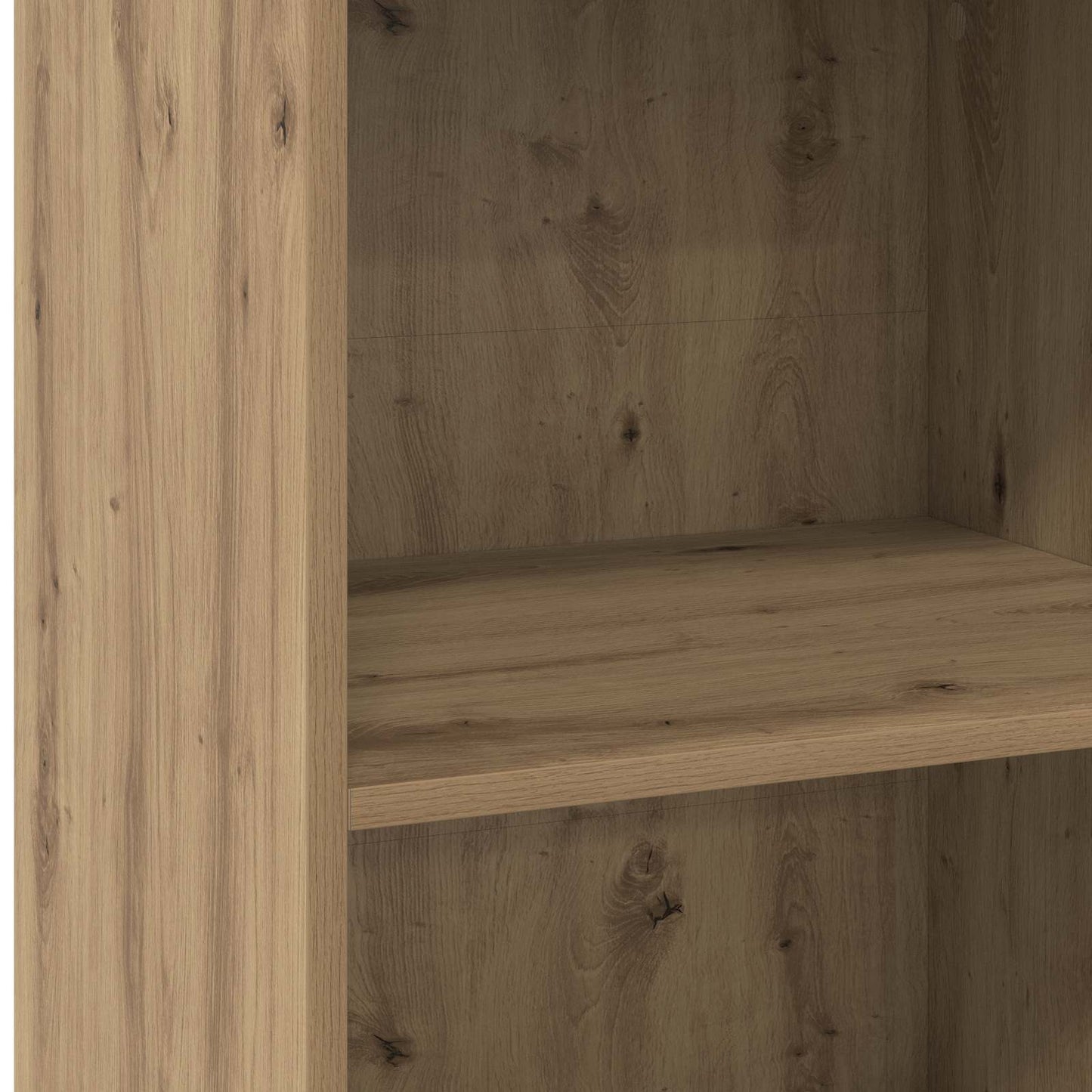 vidaXL Πλαϊνό γραφείο Artisan Δρυς 40 x 41 x 93 εκ Επεξεργασμένο Ξύλο