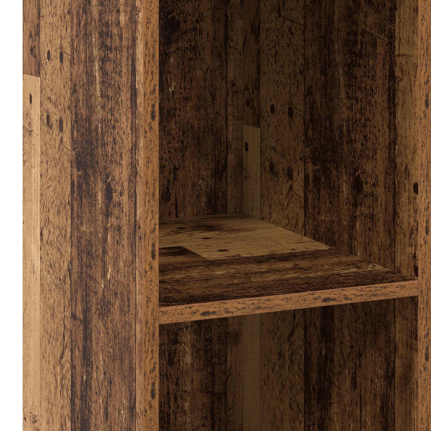 vidaXL Highboard Παλαιωμένο ξύλο 30 x 41 x 124 εκ. Επεξεργασμένο Ξύλο