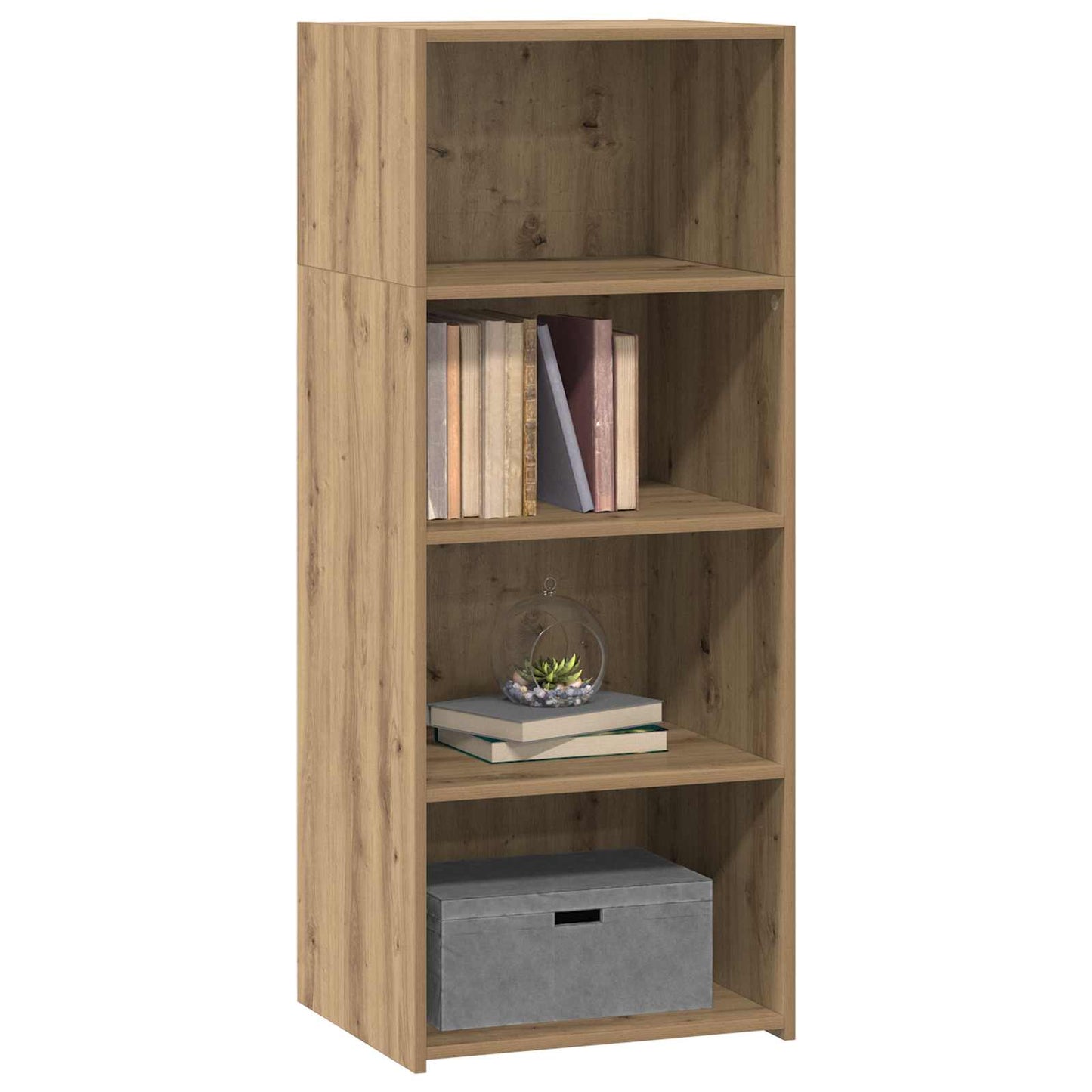 vidaXL Highboard Artisan Δρυς 50 x 41 x 124 εκ. Επεξεργασμένο Ξύλο
