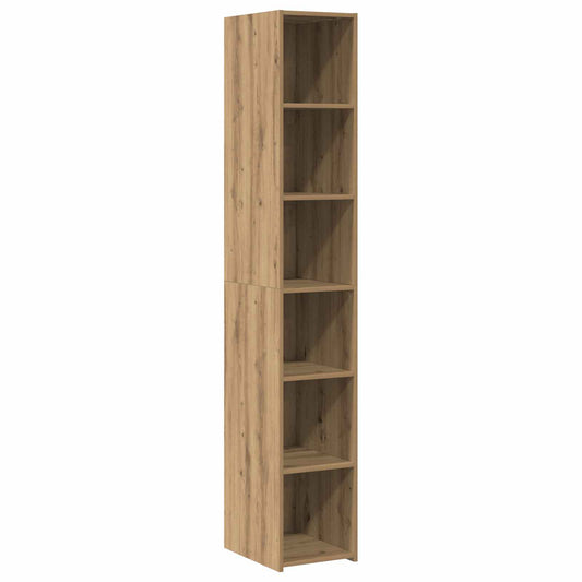 vidaXL Highboard Artisan Δρυς 30 x 41 x 185 εκ. Επεξεργασμένο Ξύλο