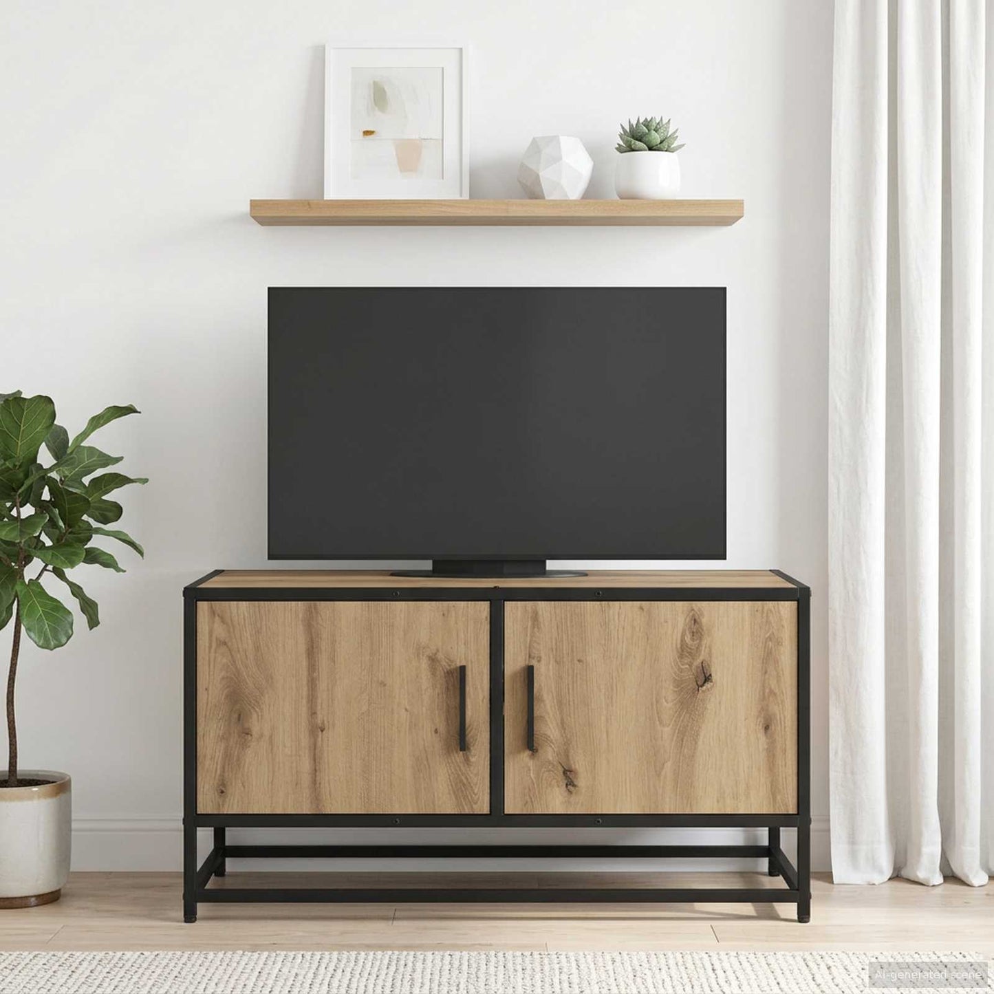 vidaXL Ντουλάπι TV 80 x 34,5 x 40 εκ Artisan Δρυς Επεξεργασμένο Ξύλο