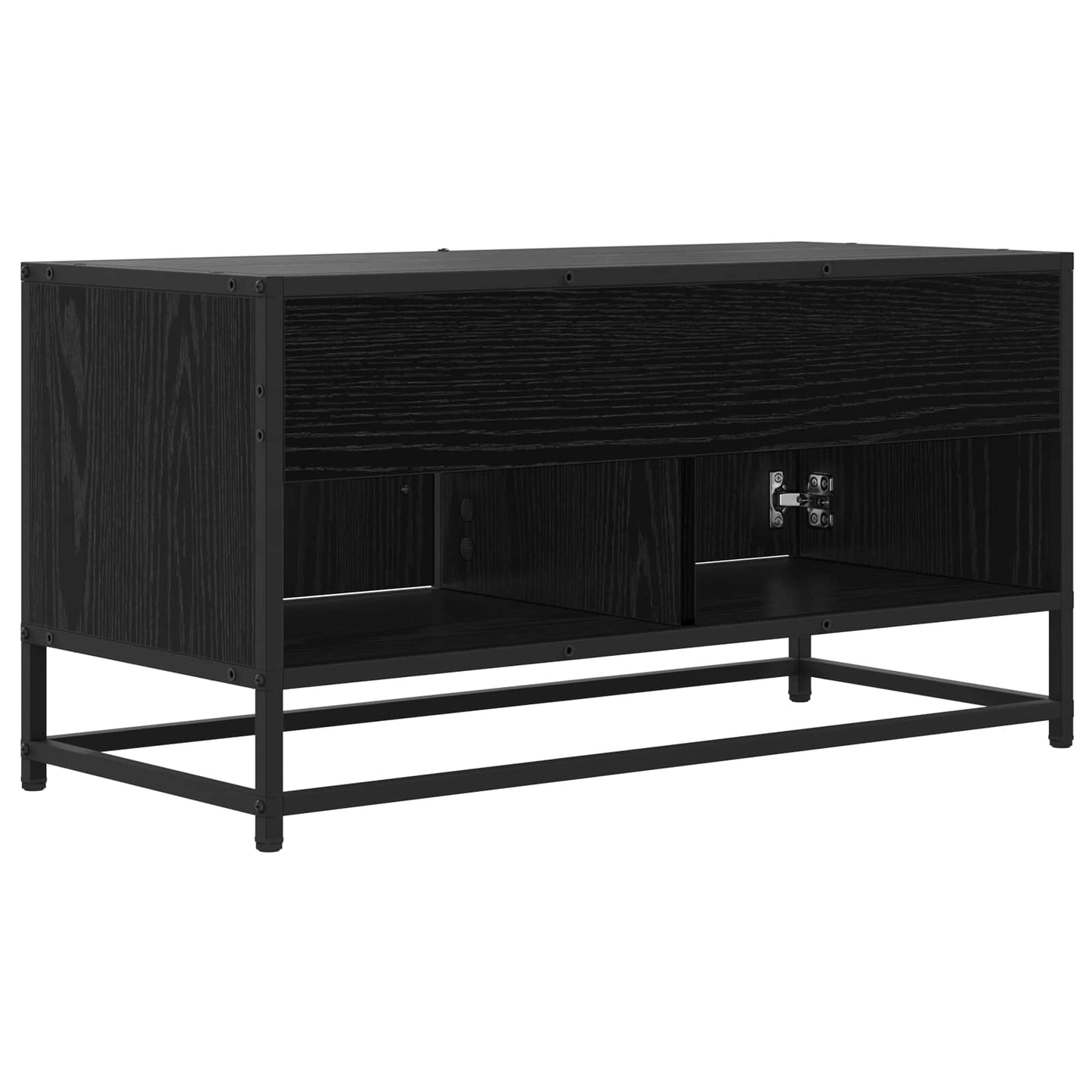 vidaXL Ντουλάπι TV 80 x 34,5 x 40 εκ Μαύρη Δρυς Επεξεργασμένο Ξύλο