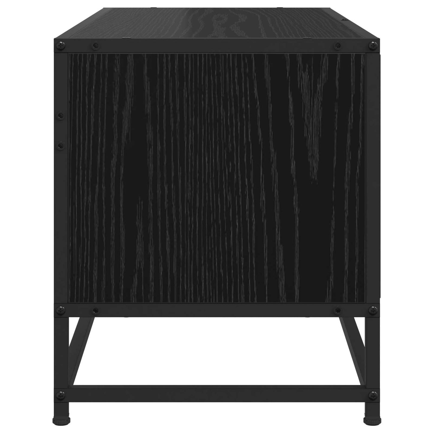 vidaXL Ντουλάπι TV 80 x 34,5 x 40 εκ Μαύρη Δρυς Επεξεργασμένο Ξύλο