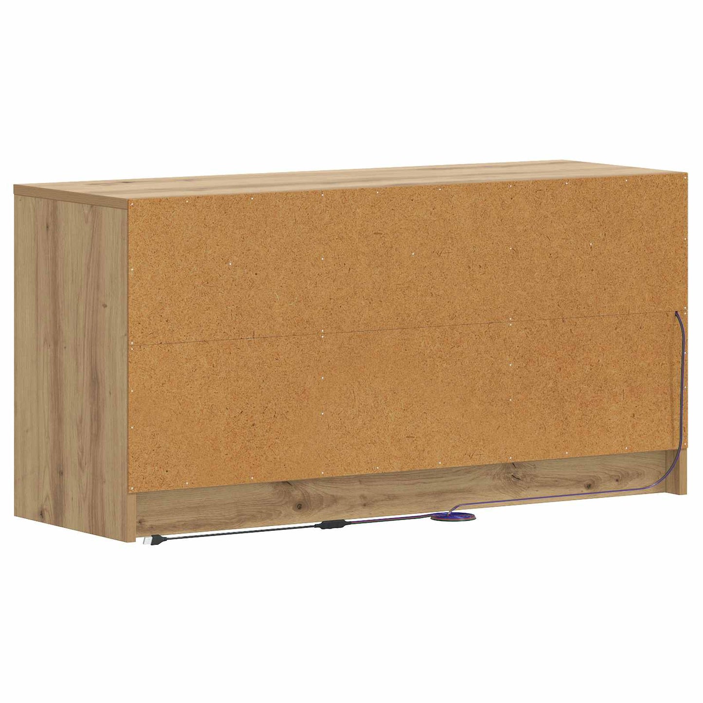 vidaXL Ντουλάπι TV 100 x 34 x 50 εκ Artisan Δρυς Επεξεργασμένο Ξύλο