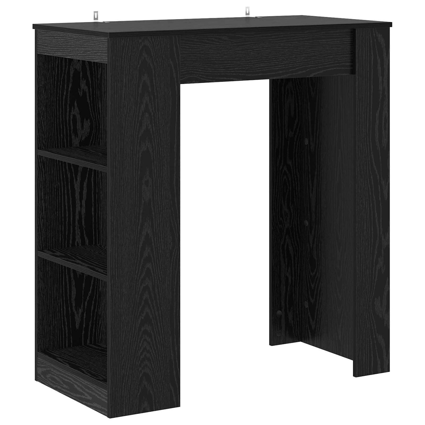 vidaXL Τραπέζι μπαρ 95 x 47 x 103,5 εκ Επεξεργασμένο Ξύλο Μαύρη Δρυς