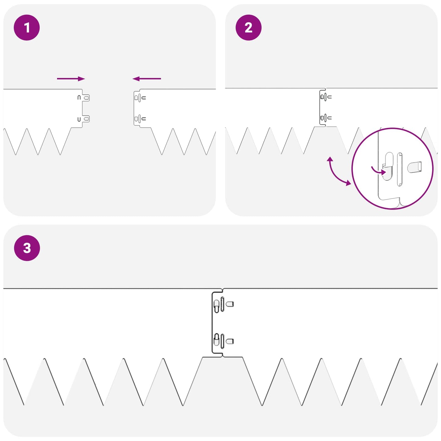 vidaXL Περίγραμμα γκαζόν 10 τμχ. 103 x 15 εκ μέταλλο Ασημί