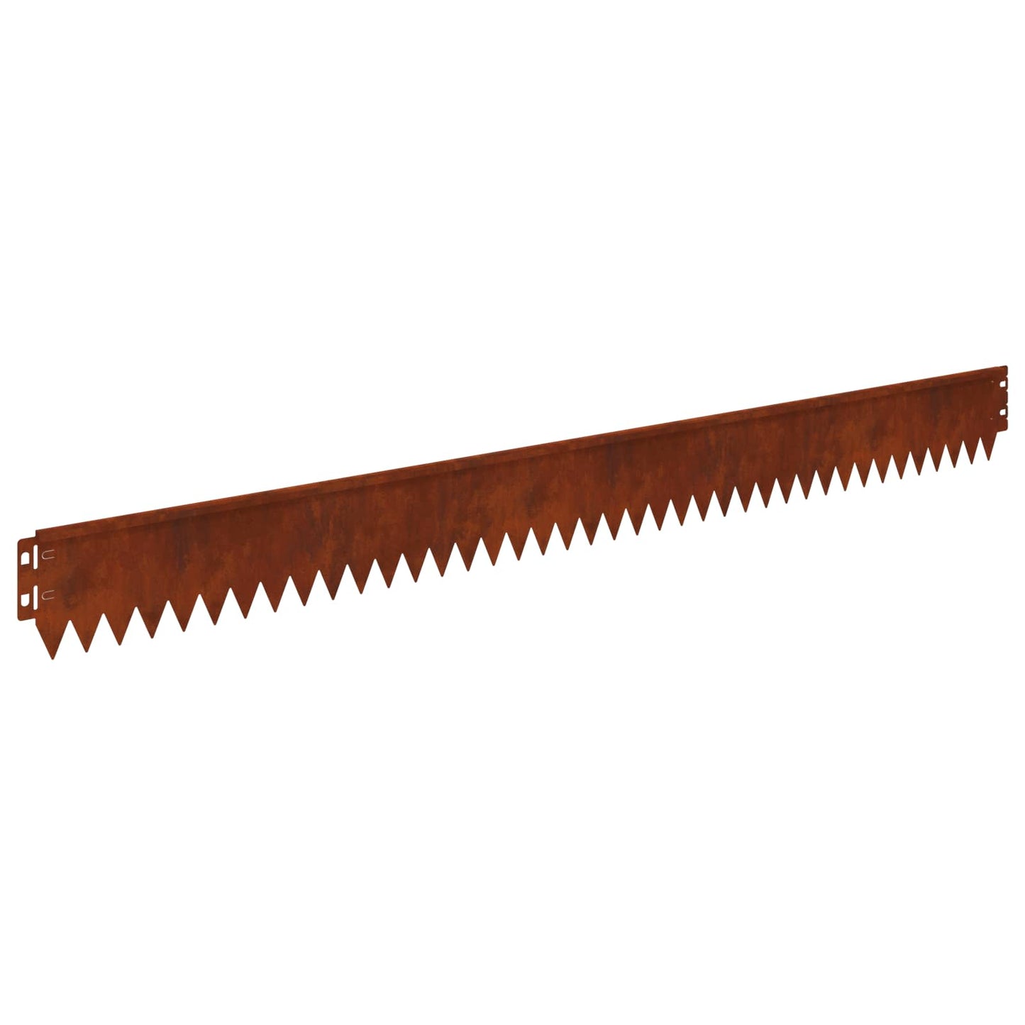 vidaXL Περίγραμμα γκαζόν 50 τμχ. 103 x 10 εκ Ατσάλι Σκ rusty