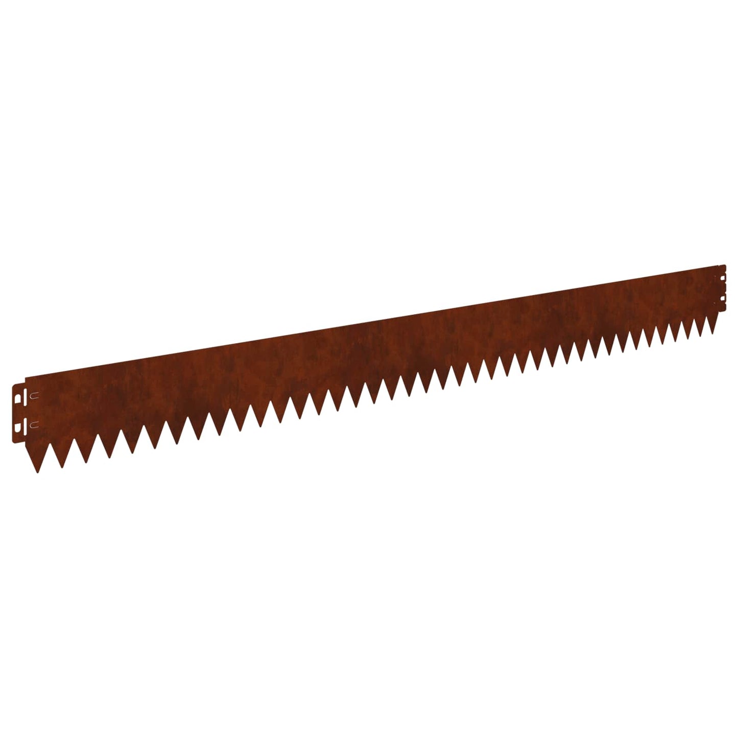 vidaXL Περίγραμμα γκαζόν 50 τμχ. 103 x 10 εκ Ατσάλι Σκ rusty