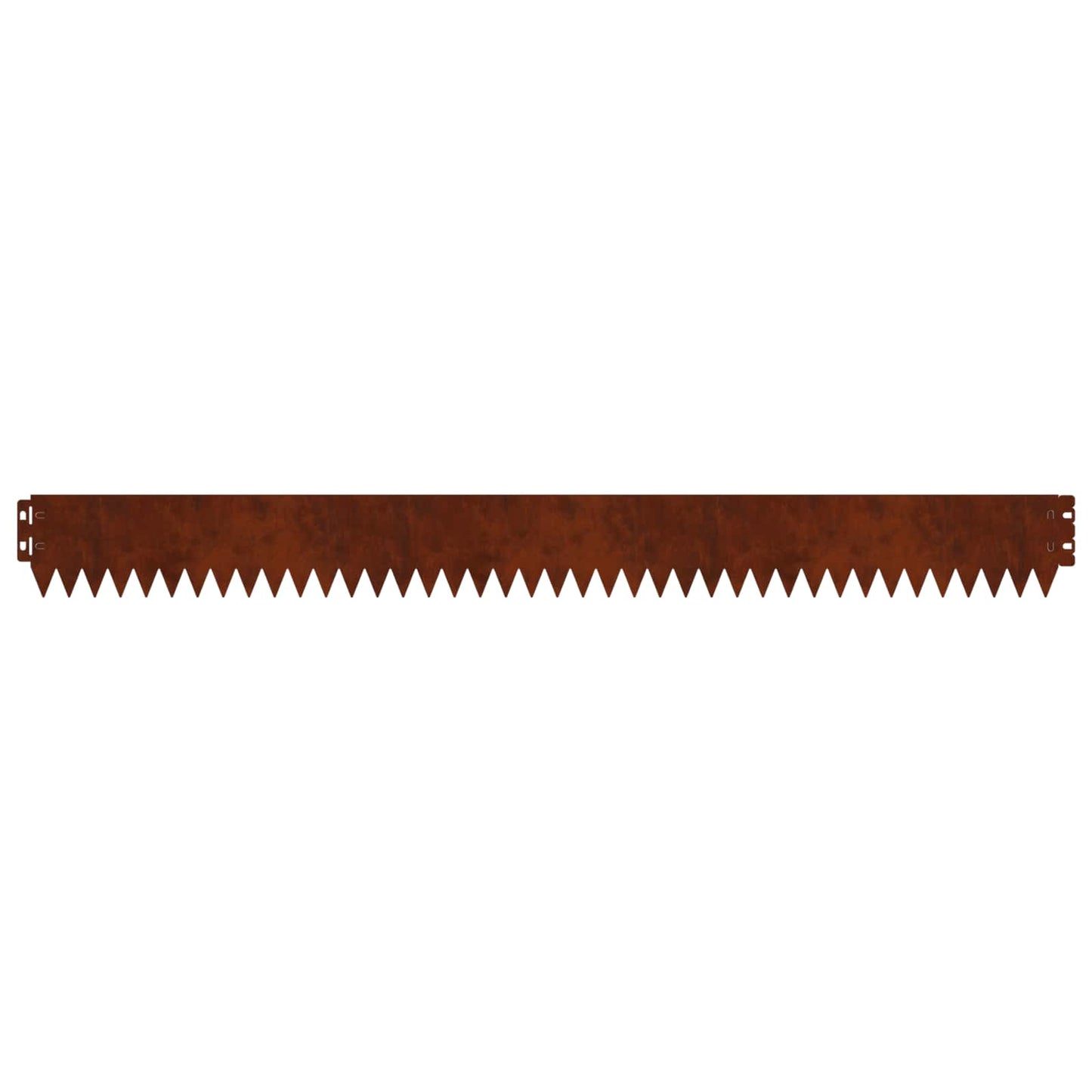 vidaXL Περίγραμμα γκαζόν 50 τμχ. 103 x 10 εκ Ατσάλι Σκ rusty