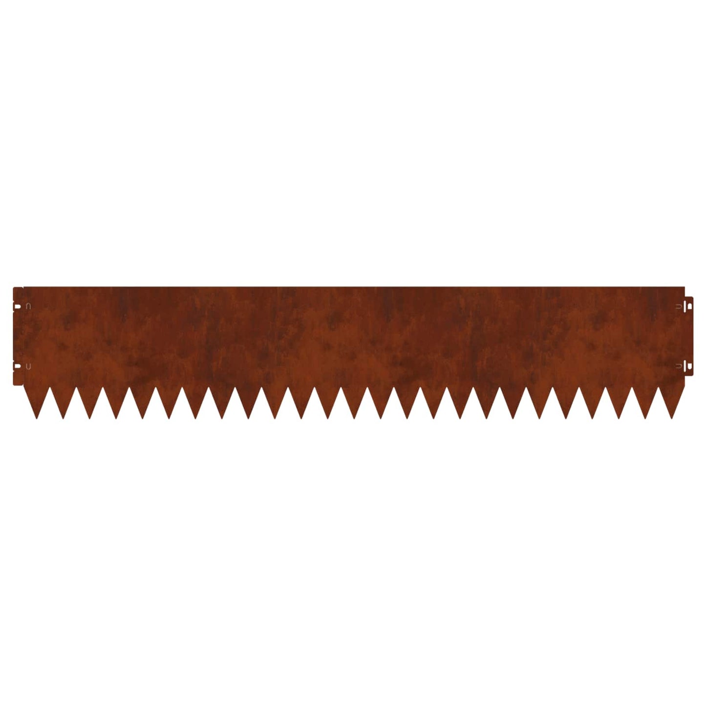 vidaXL Περίγραμμα γκαζόν 20 τμχ. 103 x 20 εκ Ατσάλι Σκ rusty