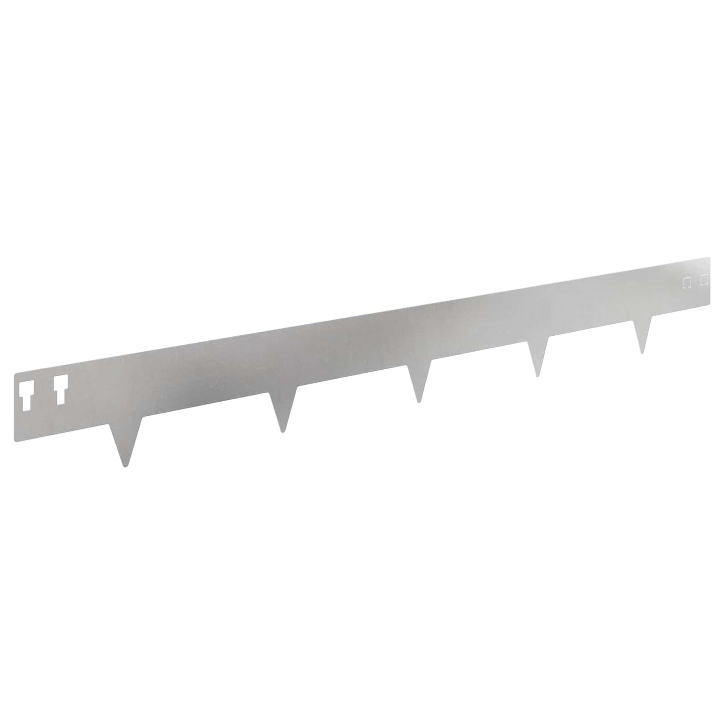vidaXL Περίγραμμα γκαζόν 30 τμχ. 100 x 12 cm Ατσάλι Ασημί