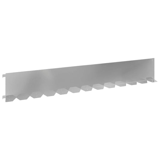 vidaXL Περίγραμμα γκαζόν 20 τμχ. 102 x 15 x 4 εκ. Ατσάλι Ασημί