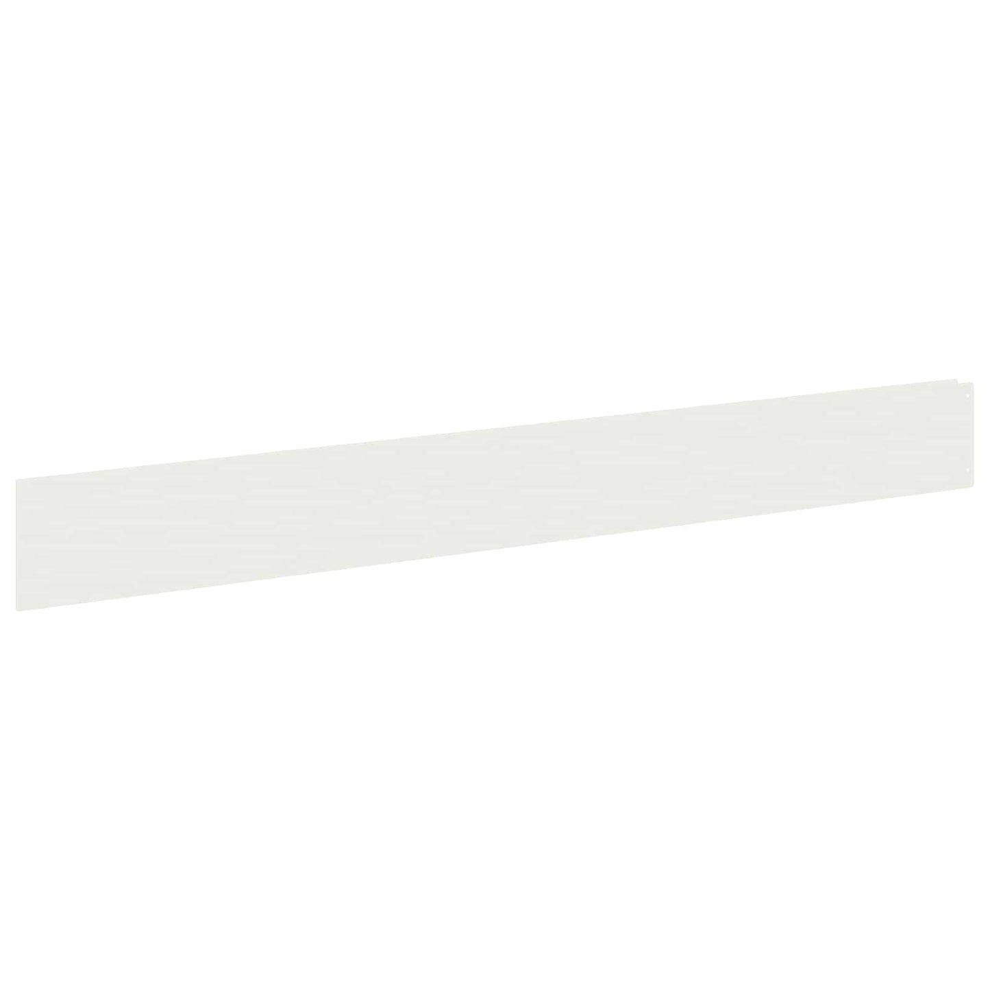 vidaXL Περίγραμμα γκαζόν 30 τμχ. 100 x 12 cm Ατσάλι Λευκό