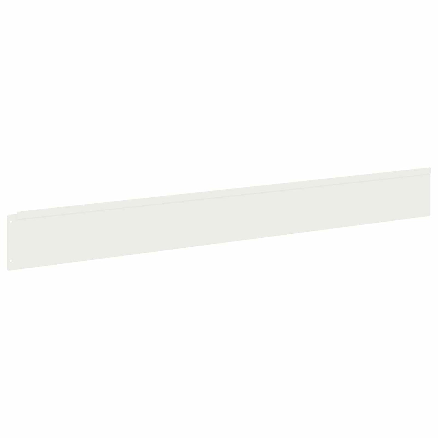 vidaXL Περίγραμμα γκαζόν 30 τμχ. 100 x 12 cm Ατσάλι Λευκό