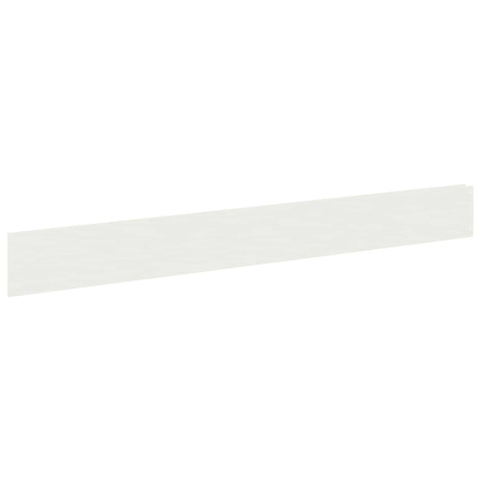 vidaXL Περίγραμμα γκαζόν 50 τμχ. 100 x 12 cm Ατσάλι Λευκό