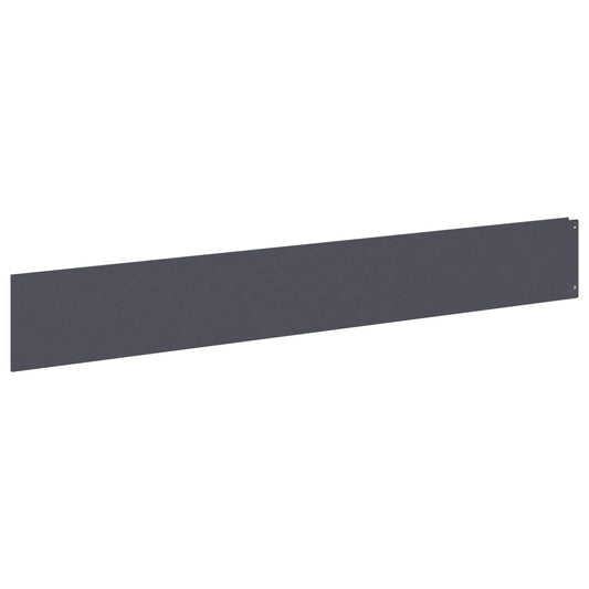 vidaXL Περίγραμμα γκαζόν 30 τμχ. 100 x 15 cm Ατσάλι Ανθρακί
