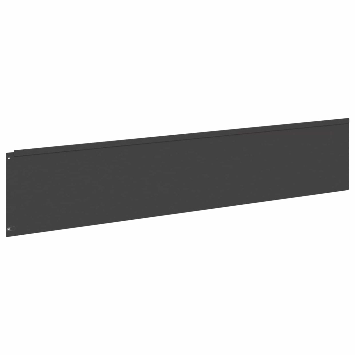 vidaXL Περίγραμμα γκαζόν 10 τμχ. 100 x 22 εκ Ατσάλι Μαύρο