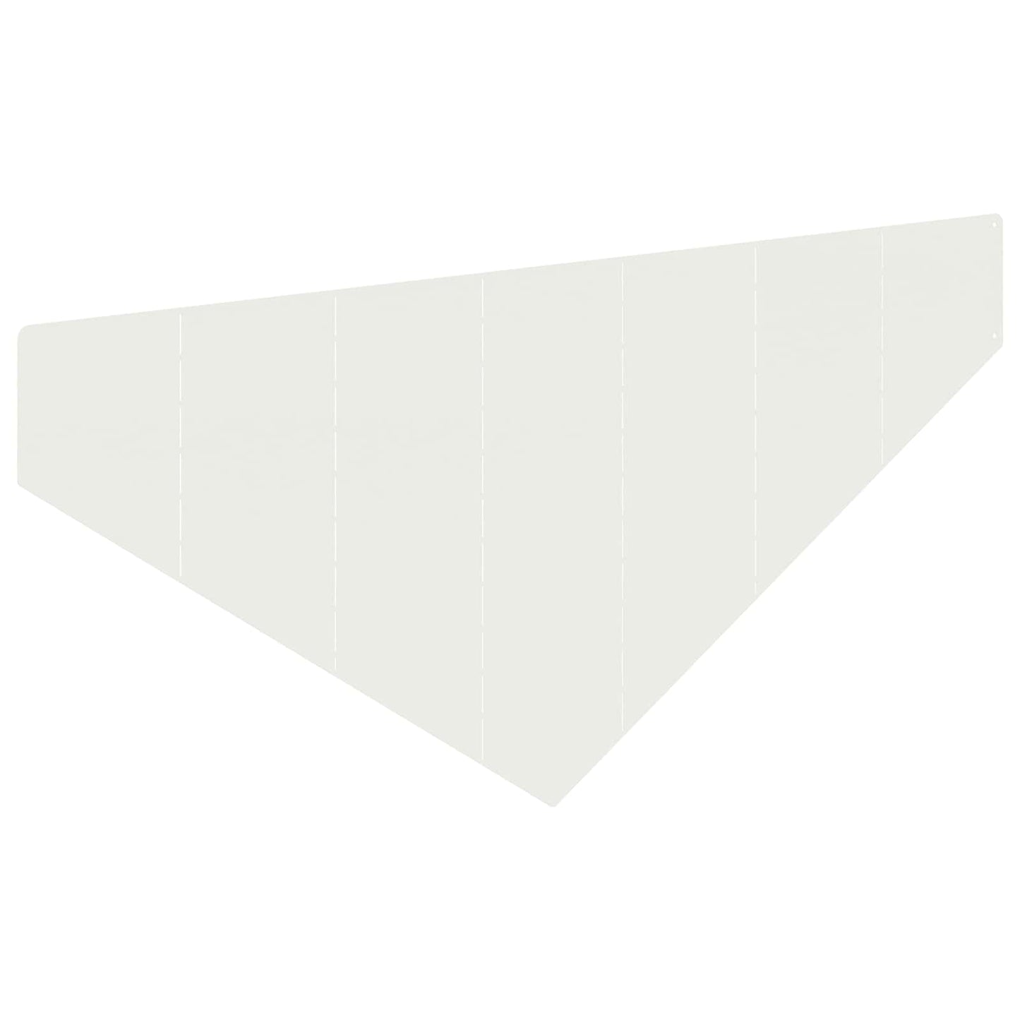 vidaXL Περίγραμμα γκαζόν 4 τμχ. 100 x 45 cm Ατσάλι Λευκό
