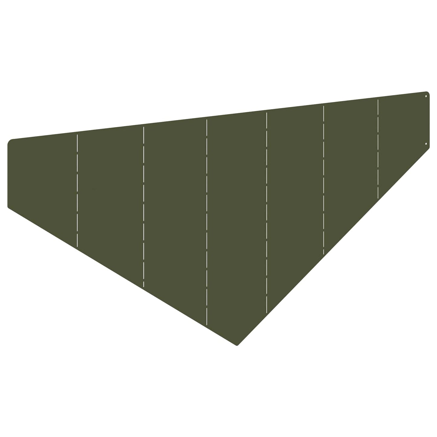 vidaXL Περίγραμμα γκαζόν 4 τμχ. 100 x 45 cm Ατσάλι Λαδί