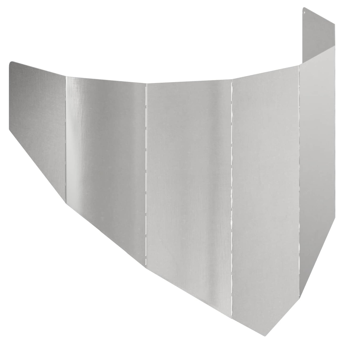 vidaXL Περίγραμμα γκαζόν 100 x 45 cm Ατσάλι Ασημί