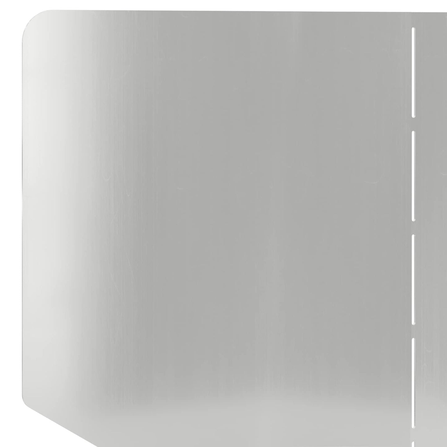 vidaXL Περίγραμμα γκαζόν 4 τμχ. 100 x 45 cm Ατσάλι Ασημί