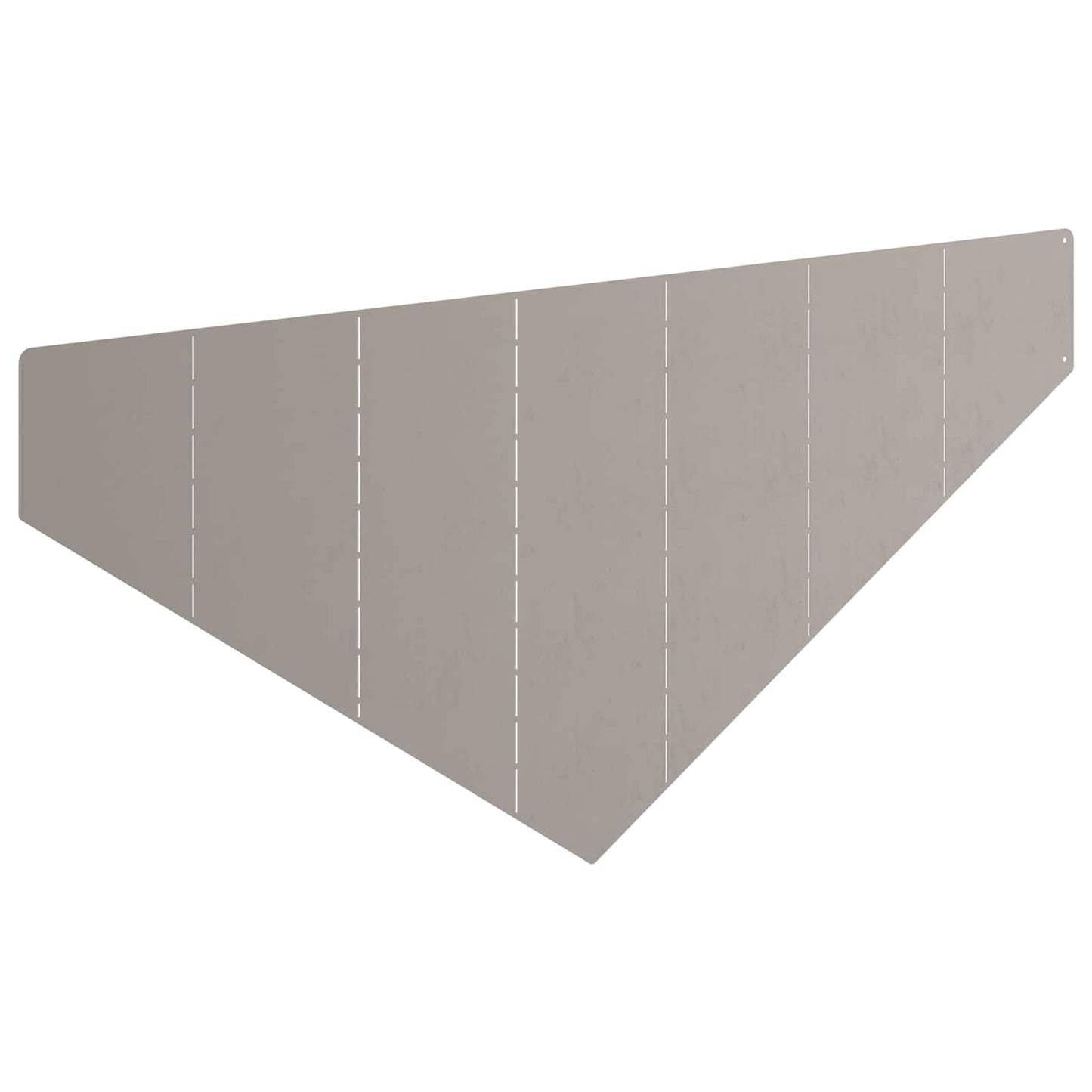 vidaXL Περίγραμμα γκαζόν 100 x 45 cm Ατσάλι Σκ rusty