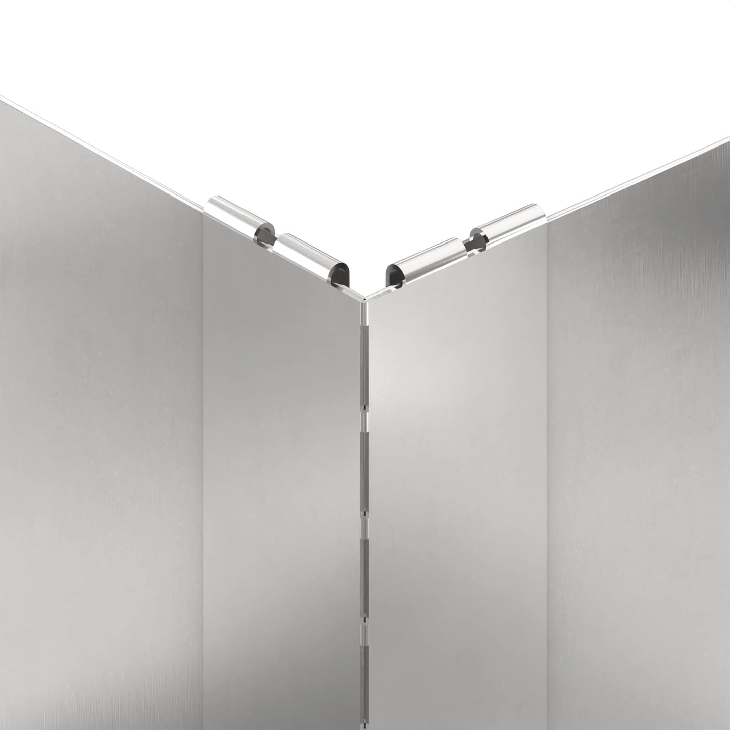 vidaXL Περίγραμμα γκαζόν 60 x 60 x 35 cm Ατσάλι Ασημί