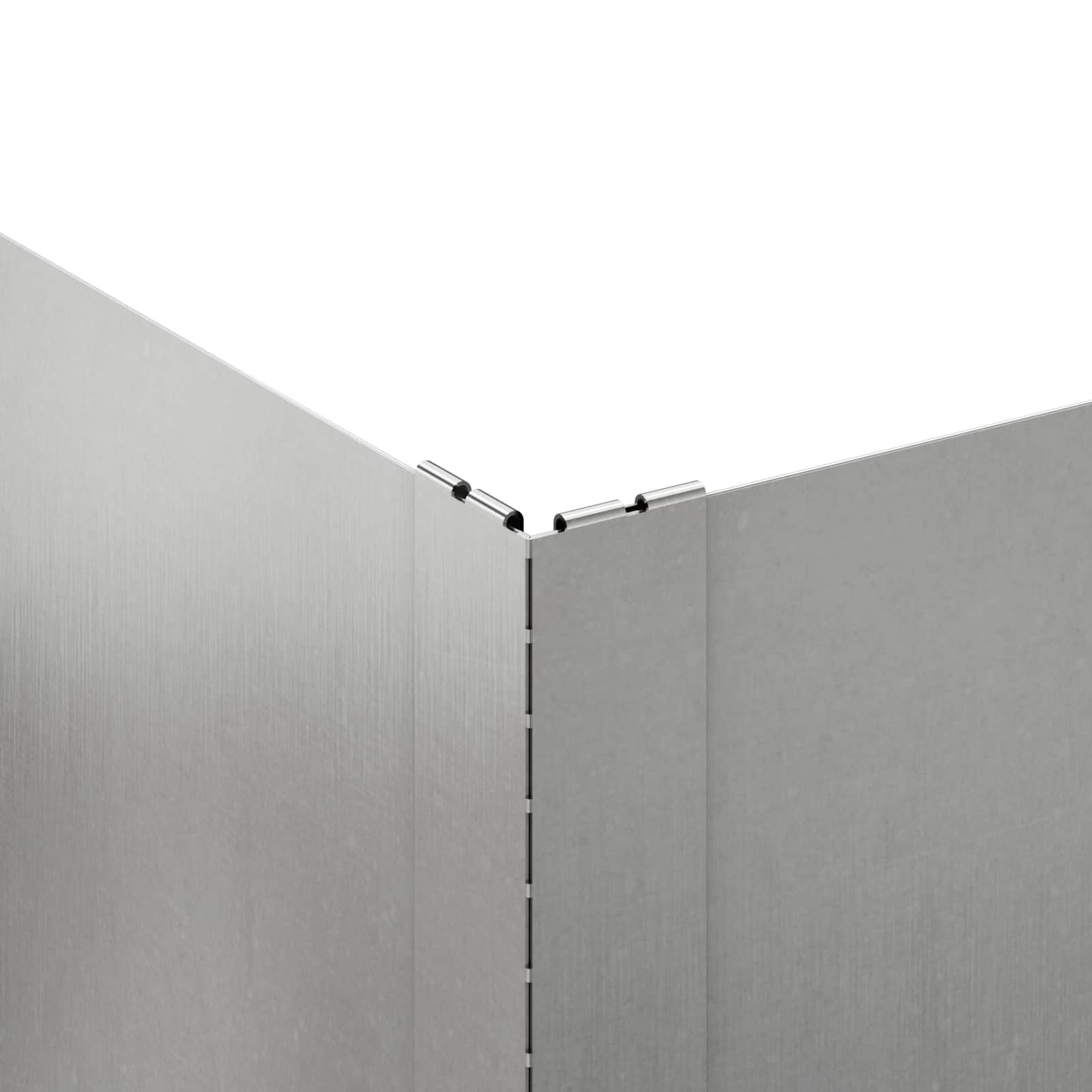 vidaXL Περίγραμμα γκαζόν 100 x 60 x 20 εκ. Ατσάλι Ασημί
