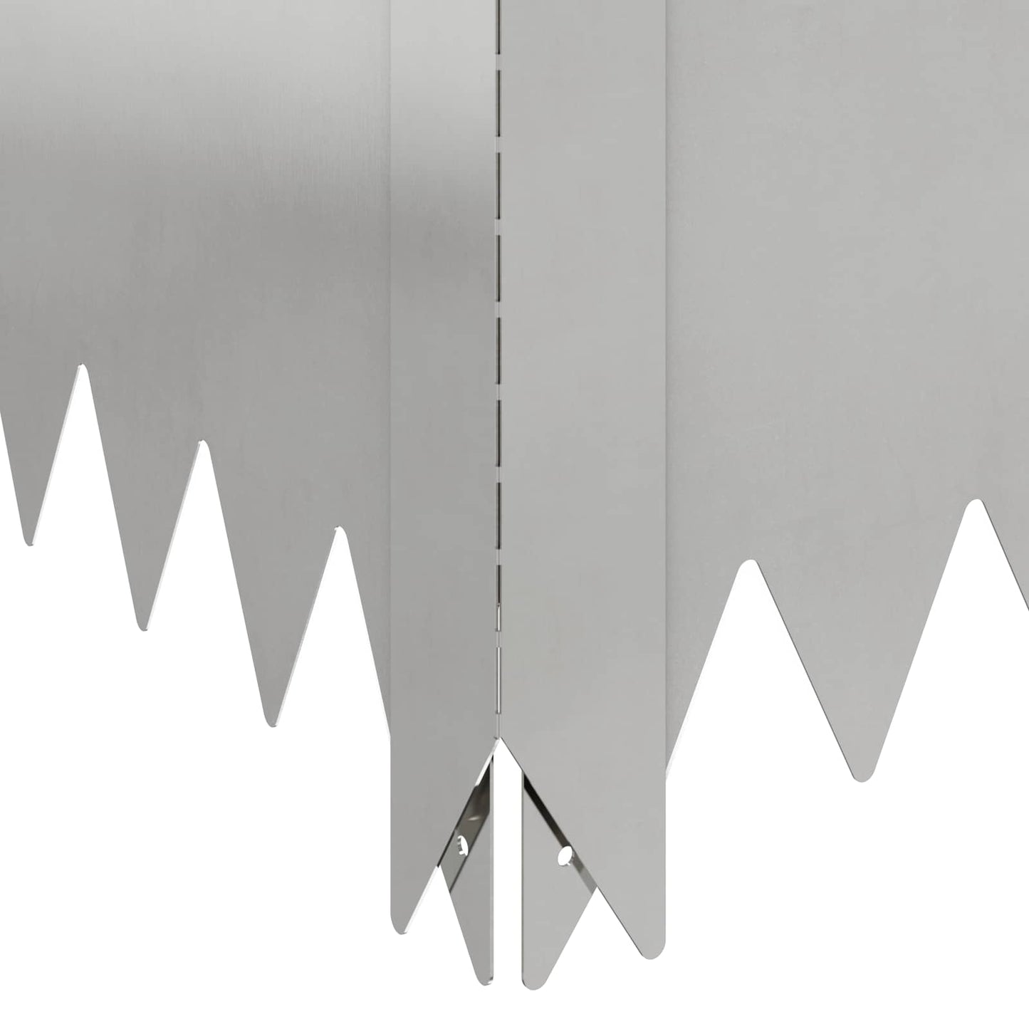 vidaXL Περίγραμμα γκαζόν 4 τμχ. 100 x 60 x 35 cm Ατσάλι Ασημί