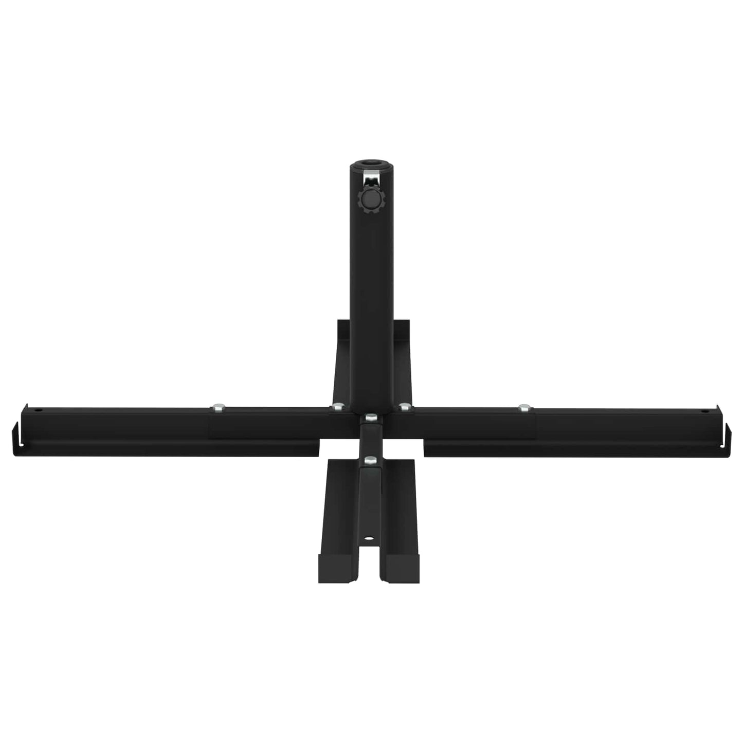vidaXL Βάση ομπρέλας για πόλο 25–50 mm Μαύρο