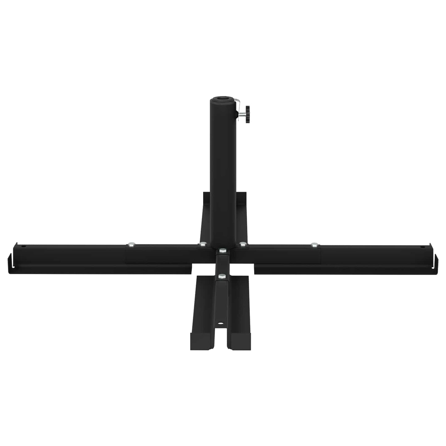 vidaXL Βάση ομπρέλας για πόλο 25–50 mm Μαύρο