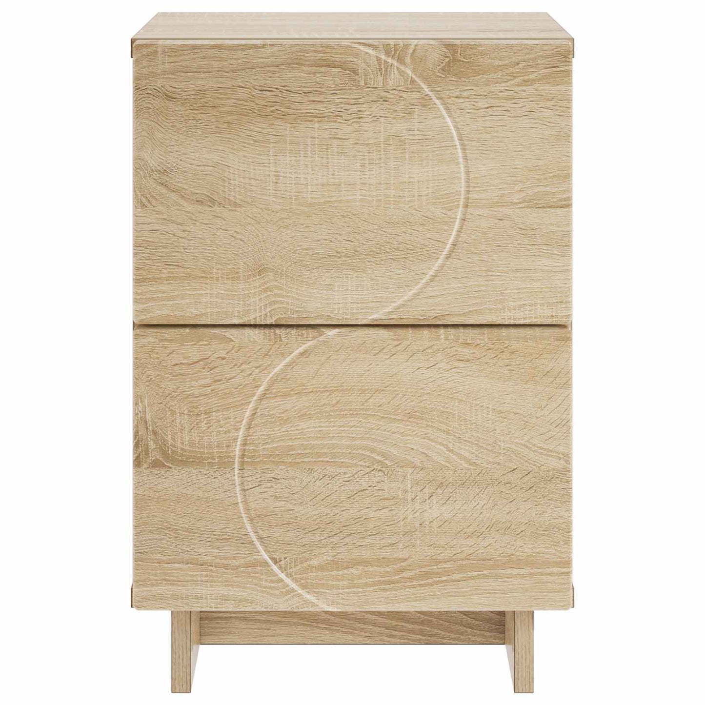 vidaXL Κομοδίνο Sonoma Δρυς 33,5 x 34,5 x 50 εκ Επεξεργασμένο Ξύλο