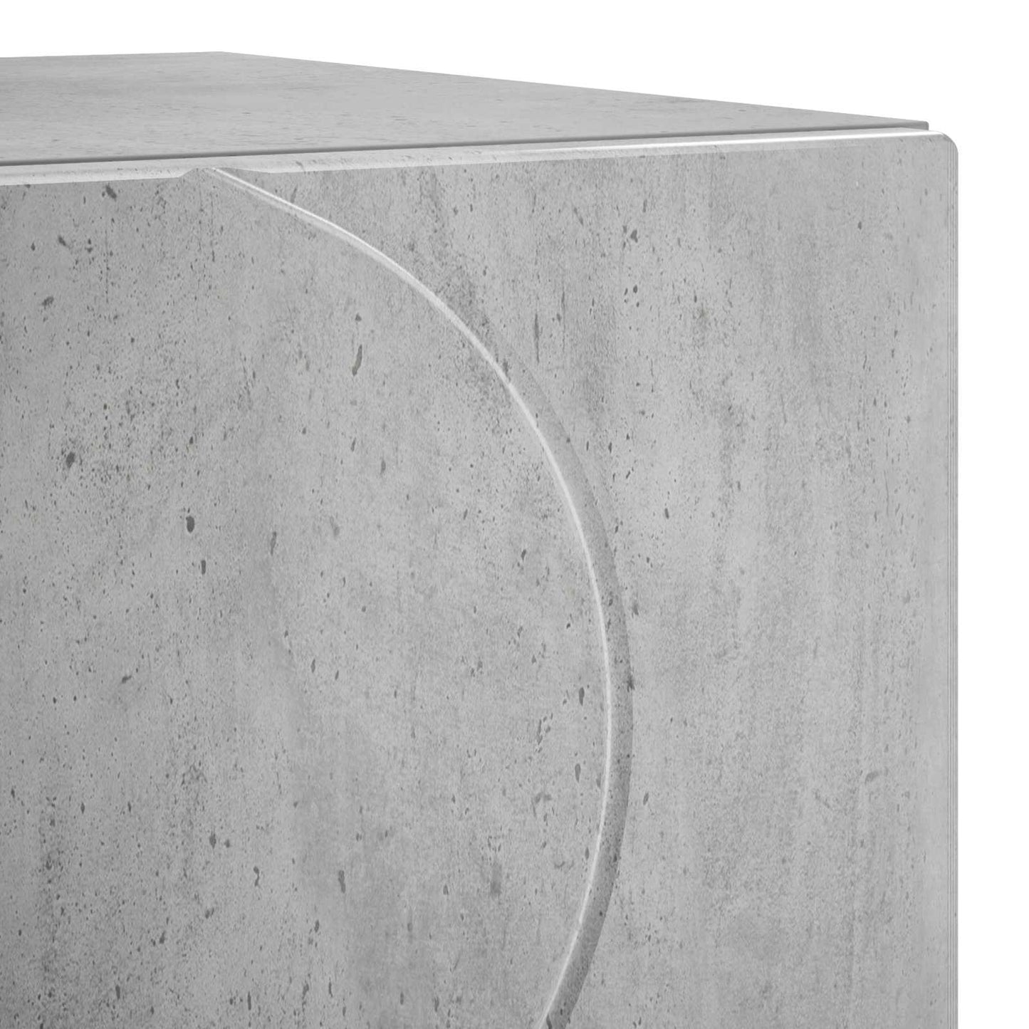 vidaXL Κομοδίνο 2 τεμ. Γκρι τσιμέντου 33,5 x 34,5 x 50 εκ