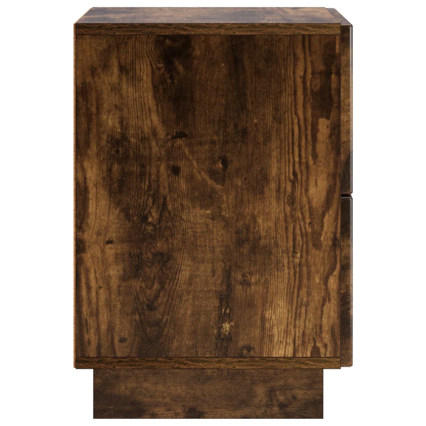 vidaXL Κομοδίνο Καπνισμένο Ξύλο Δρυός 33,5 x 34,5 x 50 εκ