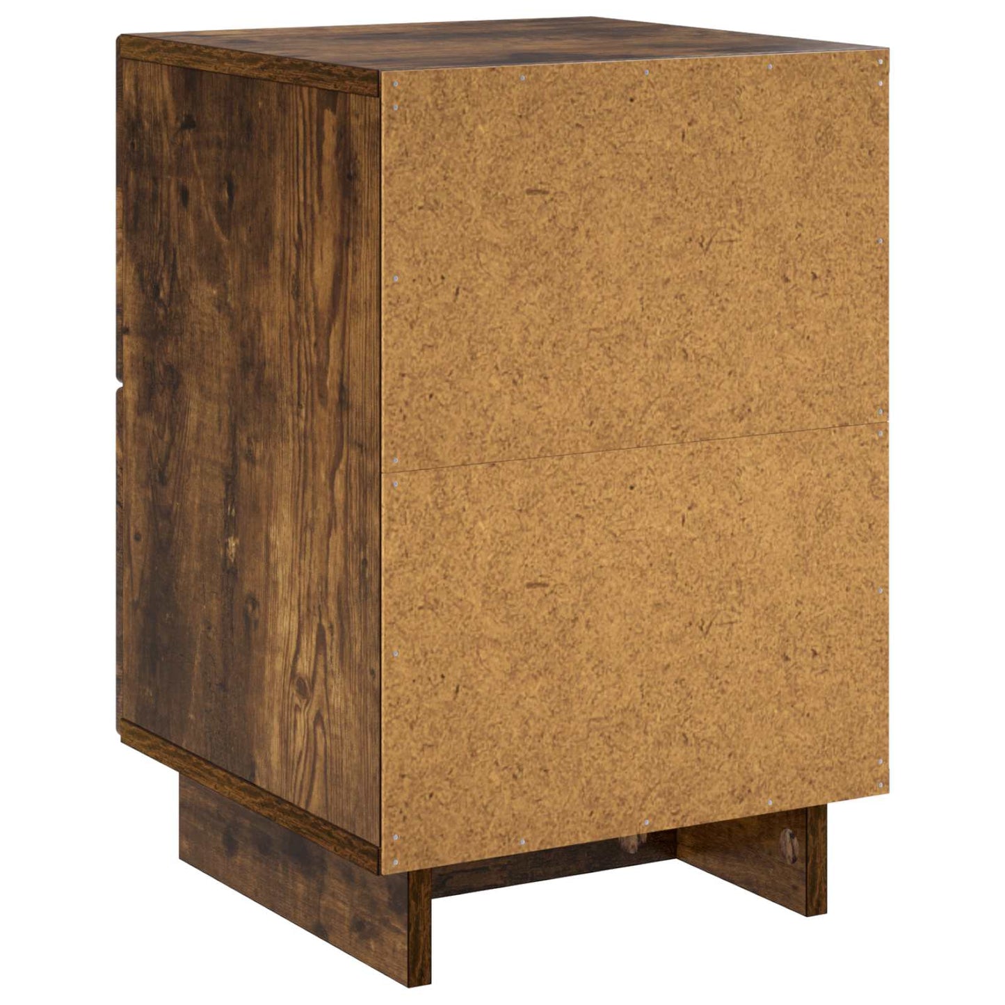 vidaXL Κομοδίνο 2 τεμ. Καπνιστή δρυς 33,5 x 34,5 x 50 εκ
