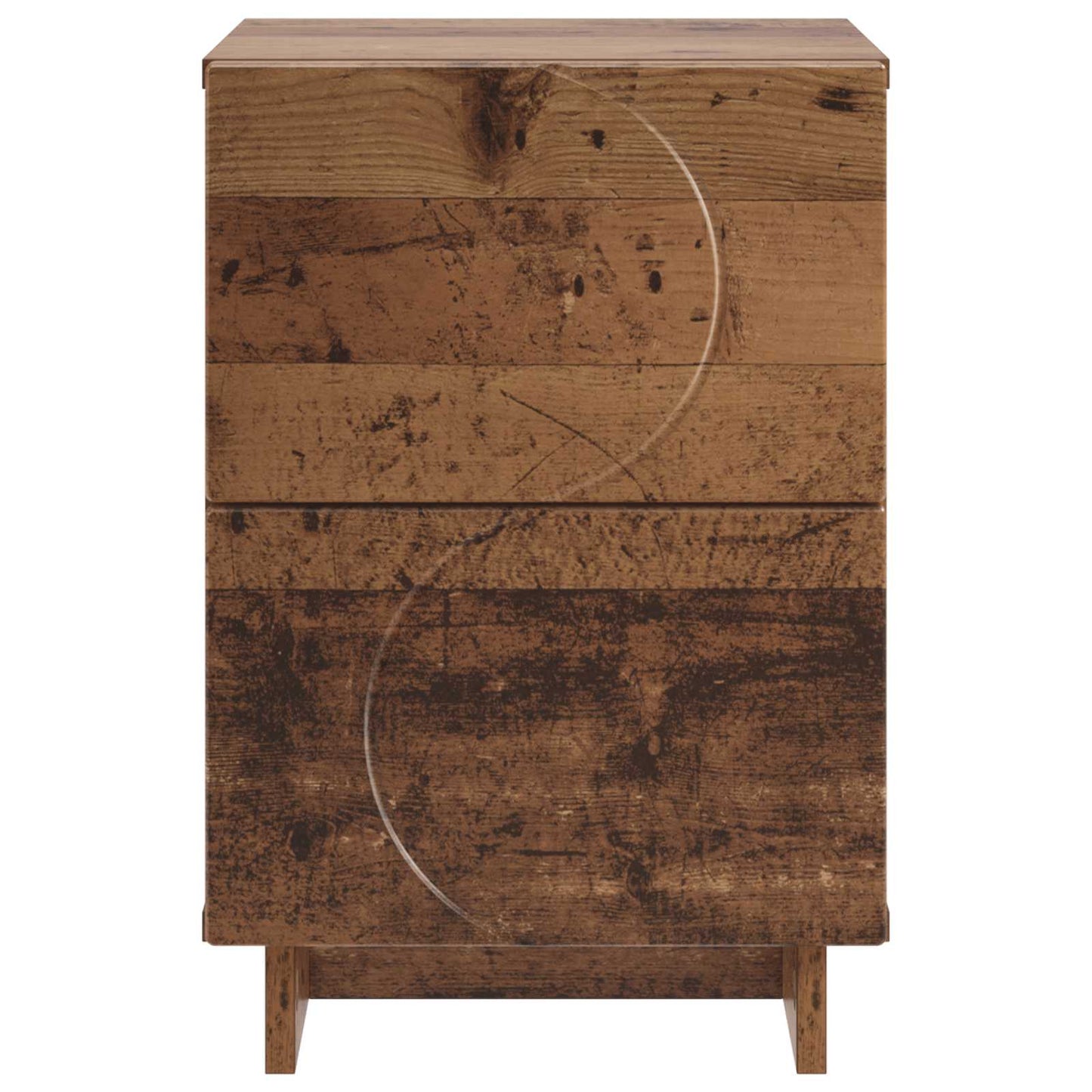 vidaXL Κομοδίνο 2 τεμ. Ξύλο δρυός 33,5 x 34,5 x 50 εκ