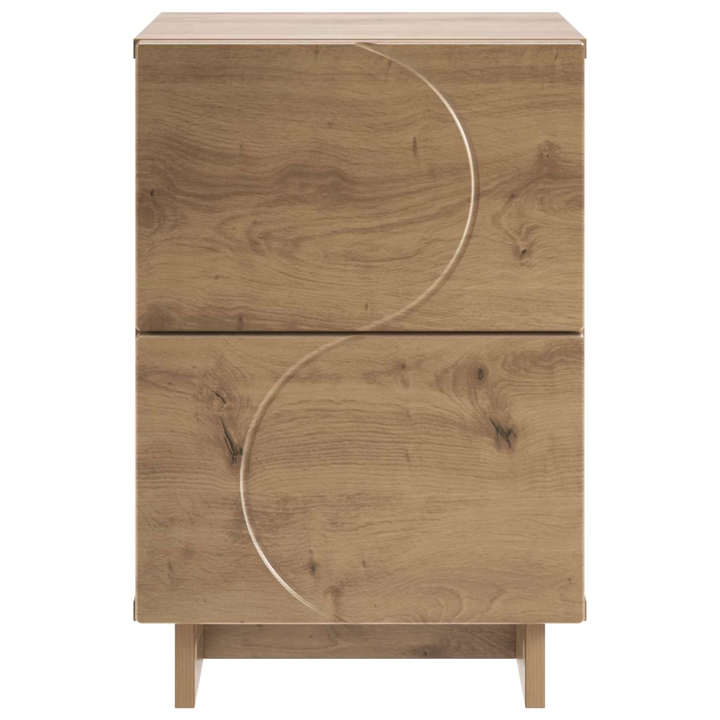 vidaXL Κομοδίνο Artisan Δρυς 33,5 x 34,5 x 50 εκ Επεξεργασμένο Ξύλο