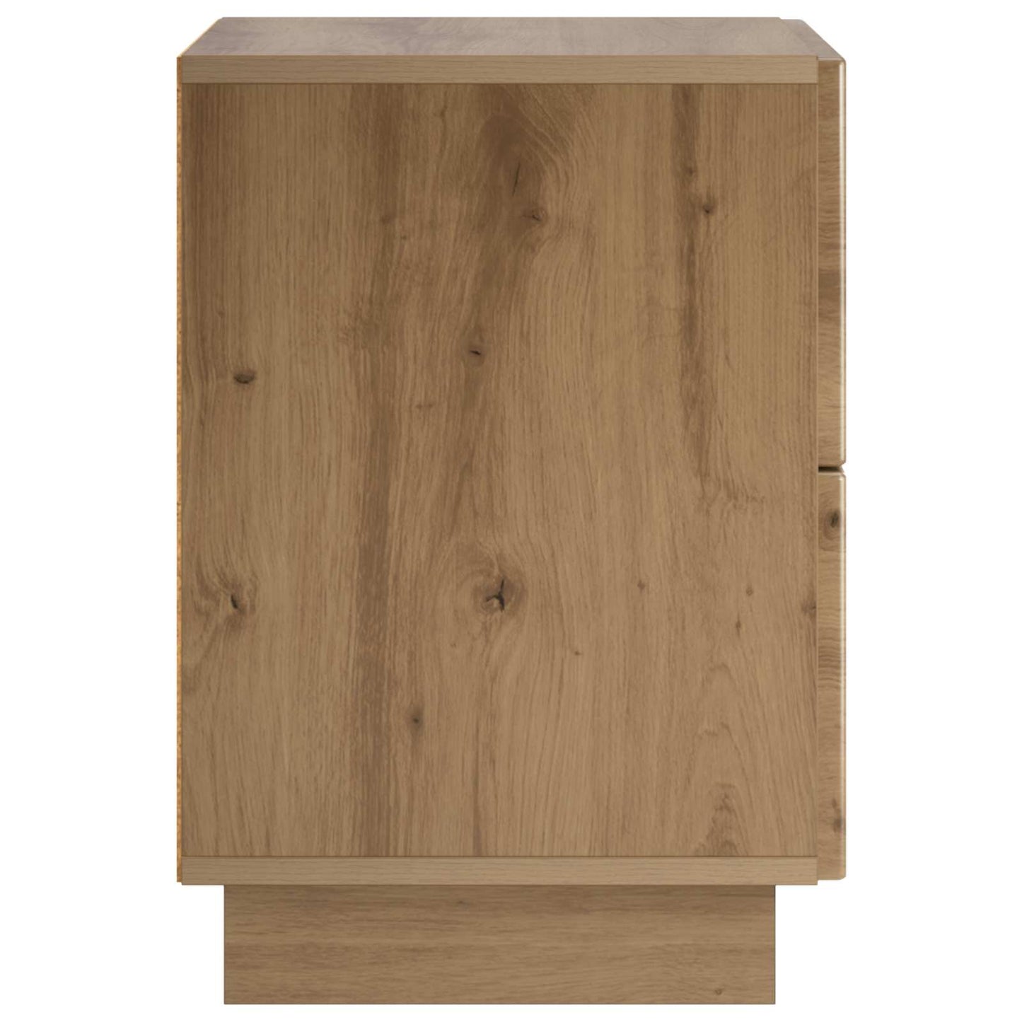 vidaXL Κομοδίνο Artisan Δρυς 33,5 x 34,5 x 50 εκ Επεξεργασμένο Ξύλο