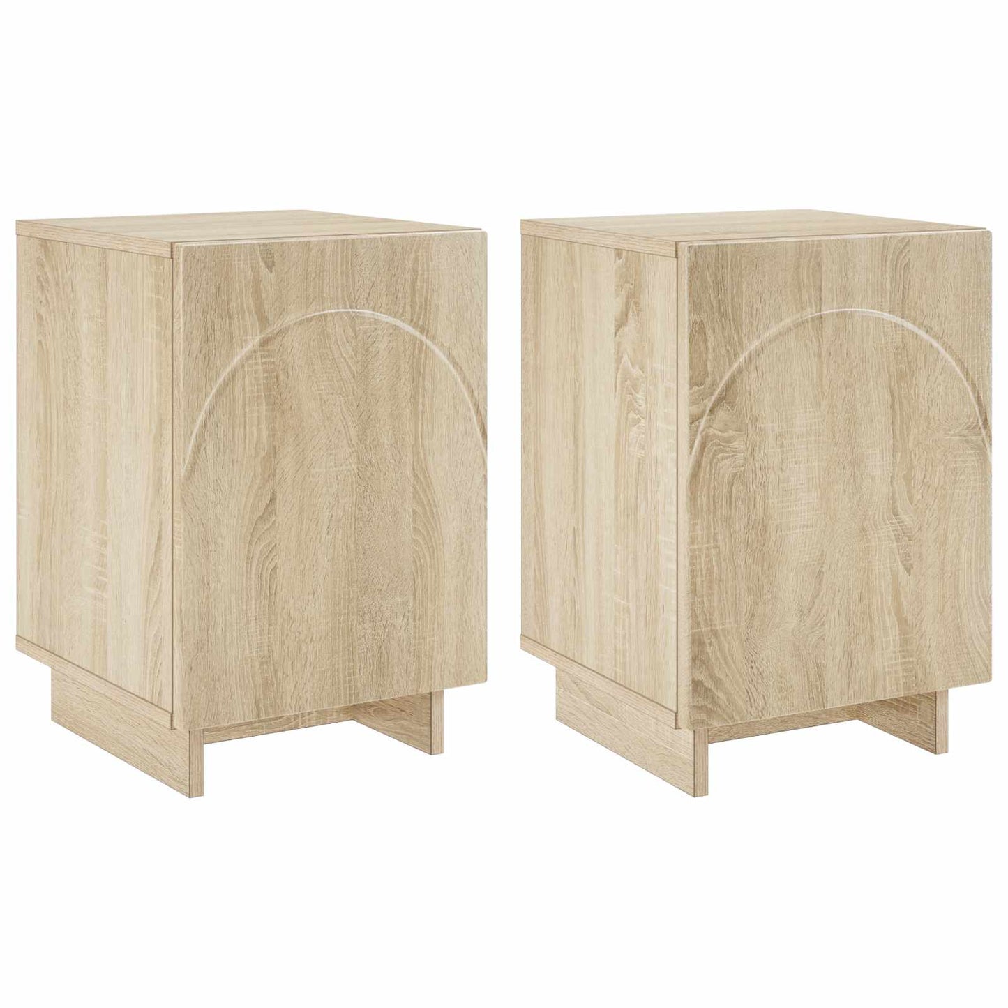 vidaXL Κομοδίνο 2 pcs Sonoma Δρυς 33,5 x 34,5 x 50 εκ