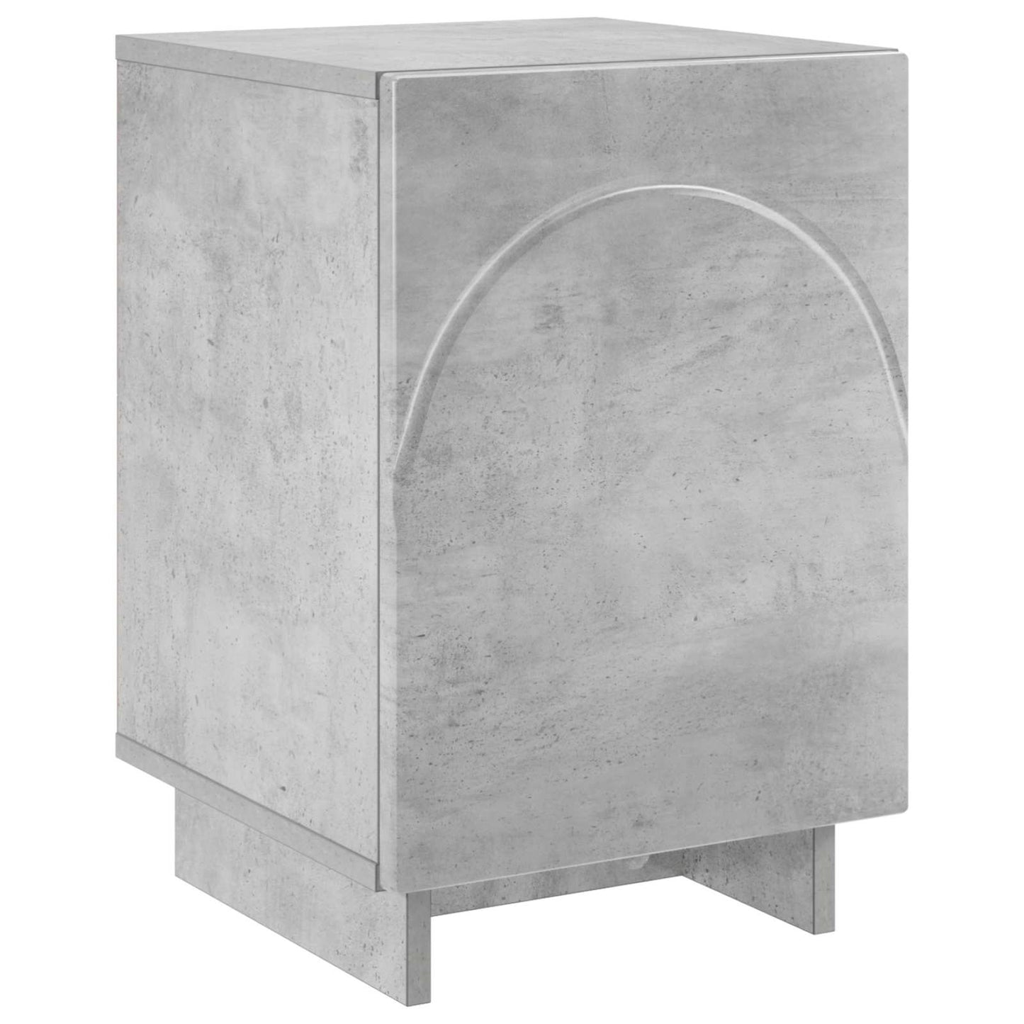 vidaXL Κομοδίνο Γκρι σκυροδέματος 33,5 x 34,5 x 50 εκ