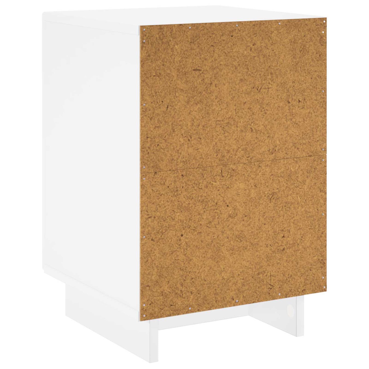 vidaXL Κομοδίνο 2 pcs Γυαλιστερό Λευκό 33,5 x 34,5 x 50 εκ