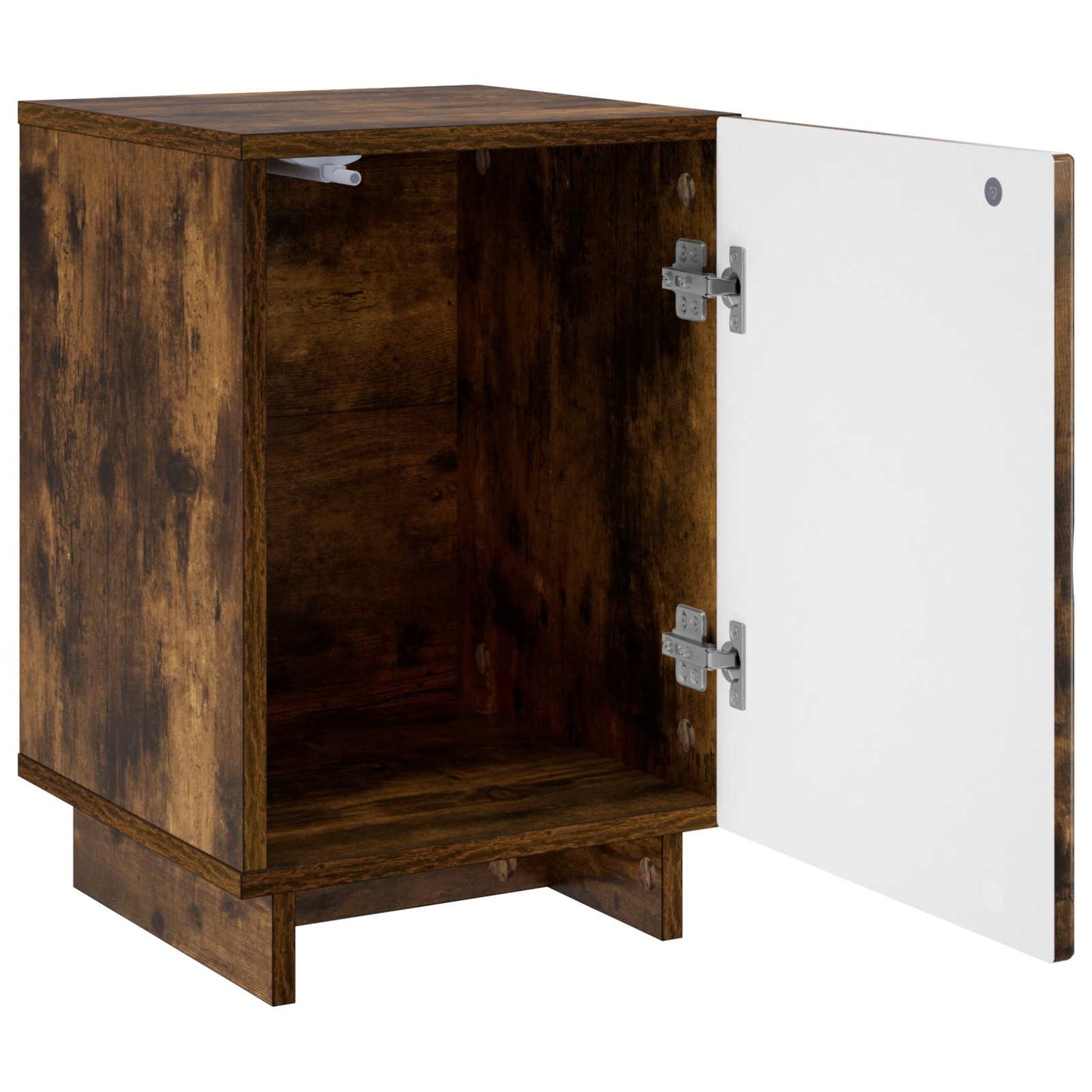 vidaXL Κομοδίνο 2 pcs Καπνισμένο Ξύλο Δρυός 33,5 x 34,5 x 50 εκ