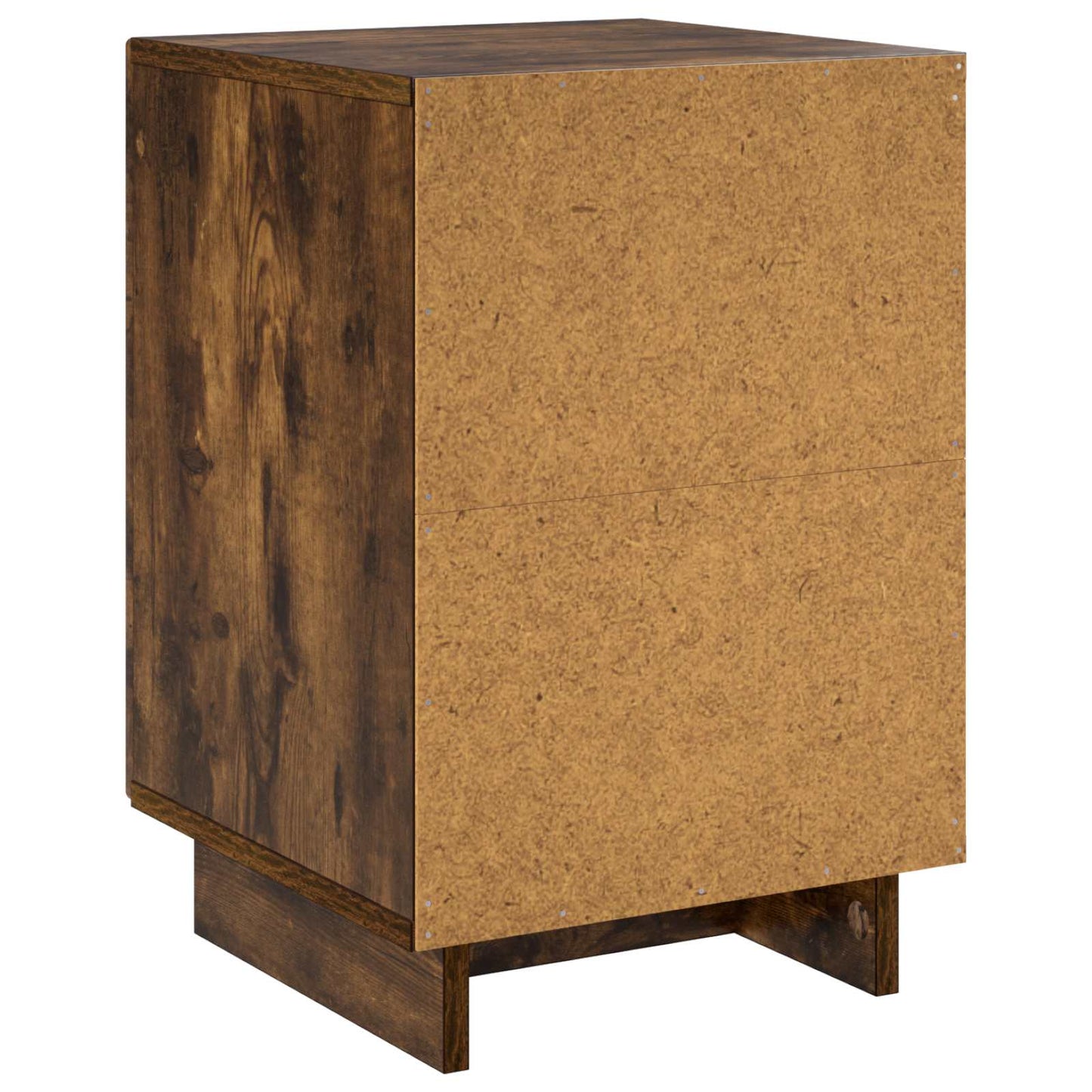 vidaXL Κομοδίνο 2 pcs Καπνισμένο Ξύλο Δρυός 33,5 x 34,5 x 50 εκ