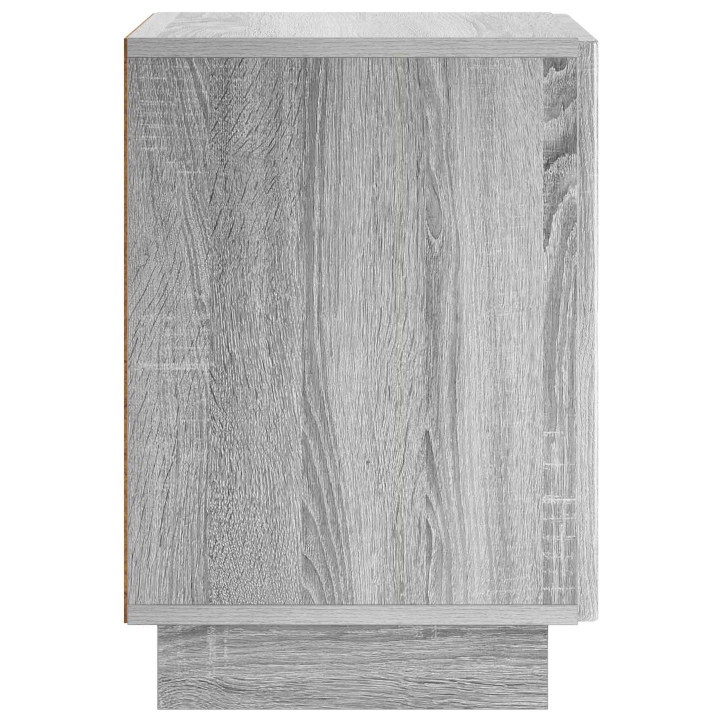 vidaXL Κομοδίνο Γκρι Sonoma 33,5 x 34,5 x 50 εκ Επεξεργασμένο Ξύλο