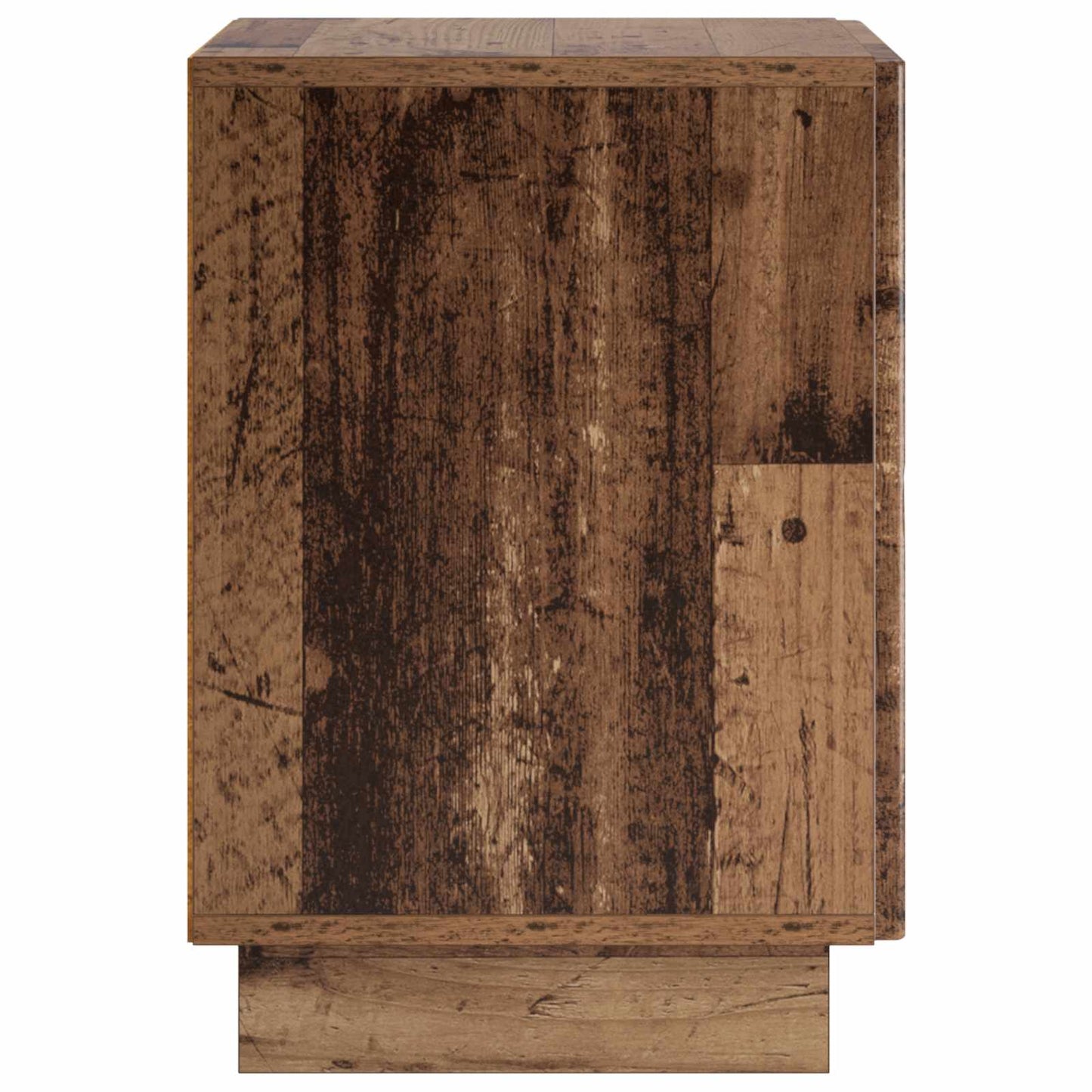 vidaXL Κομοδίνο 2 τεμ. Παλαιωμένο ξύλο 33,5 x 34,5 x 50 εκ
